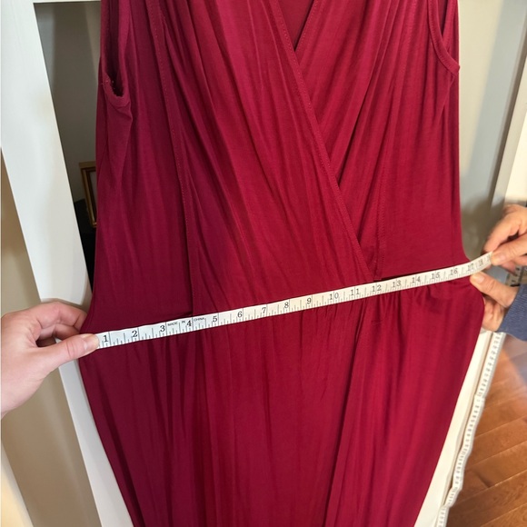 ASOS Deep Red Maxi Dress - Picture 6 of 7